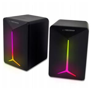 ESPERANZA USB SPEAKERS 2.0 LED RAINBOW FREVO EGS105 5