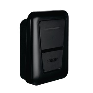 EVCS Hager witty one 11kW 3f RFID Bluetooth charging station with T2 socket
