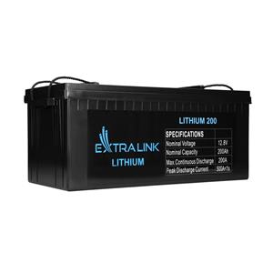 Extralink Accumulator LiFePO4 200AH 12.8V, BMS