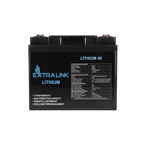 Extralink Accumulator LiFePO4 40AH 12.8V, BMS 3