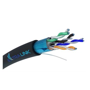 Extralink CAT5E FTP (F /UTP) External Gelazed | Twisted-pair network cable | 305M