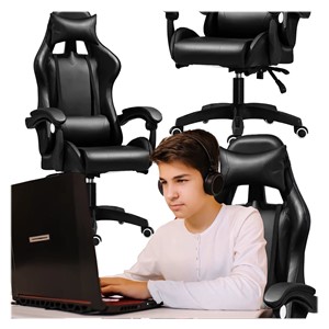 Extralink Gaming | Gaming Chair | office, rotary, bucket, black, G-524
