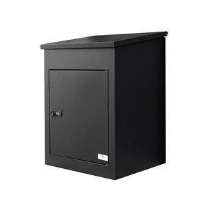 Extralink LOCKSTAR PACZKOMAT SKRZYNKA NA PACZKI 44X34X55CM STALOWA SKRZYNIA mailbox Black Parcel drop box Metal
