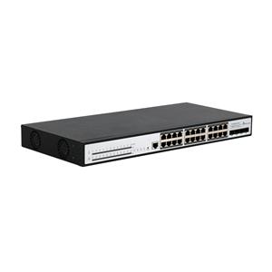 Extralink PoE Switch Chiron Pro 24x RJ45 1000Mb/s PoE, 4x SFP+, L3, managed, 370W 3