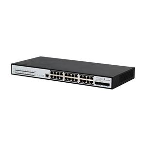 Extralink PoE Switch Chiron Pro 24x RJ45 1000Mb/s PoE, 4x SFP+, L3, managed, 370W 4