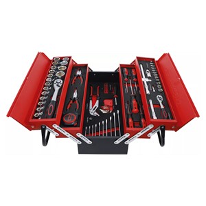 BGS Fém szerszámtáska szerszámkészlettel | 86 darabos