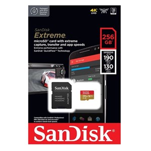 SanDisk Extreme microSDXC 256GB memorijska kartica