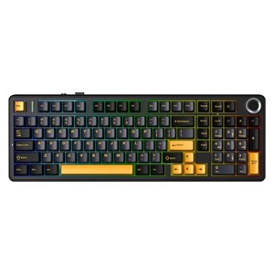 F99 Pro Thunder Black StarVector RGB AULA gasket keyboard