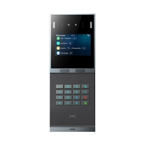 Fanvil i66 video intercom system 2 MP 10.2 cm (4) Black, Grey