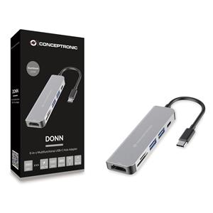 Conceptronic DONN02G 6-in-1 Docking Station 2