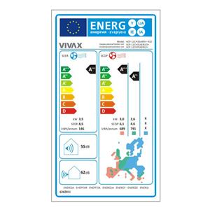 VIVAX COOL klima uređaj ACP-12CH35AERI+ R32 SILVER MIRROR • ISPORUKA ODMAH 3