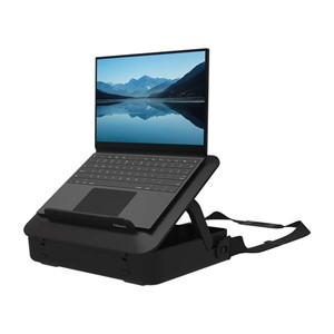 Fellowes BREYTA laptop bag with built-in stand, black