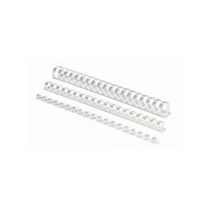 Fellowes plastic spirals 10 mm, white (for 41-55 sheets), 100 pieces