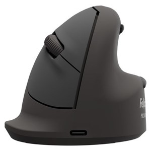 Fellowes Vertical Wireless Mouse Breyta Plus+ Ergonomic Left Handed Vertical Mouse with Antibacterial Protection Large
