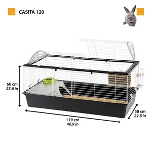 FERPLAST Casita 120 - cage for guinea pig and rabbit