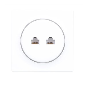 Fibaro Walli N socket-outlet 2 x RJ-45 White