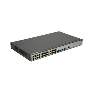 FiberHome S4820-28T-X-PE-AC network switch Managed L2/L3 Gigabit Ethernet (10/100/1000) Power over Ethernet (PoE) 1U Black, Grey 6