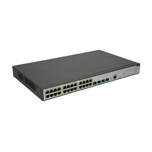 FiberHome S5800-28T-X-PE-AC network switch Managed L2/L3 Gigabit Ethernet (10/100/1000) Power over Ethernet (PoE) 1U Black, Grey 7