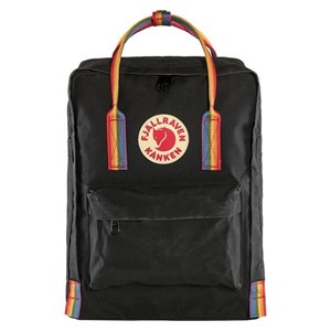 Fjällräven Kånken Rainbow backpack Black, Multicolour Vinylon