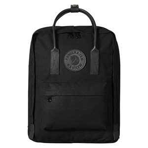 Fjällräven Kanken No.2 backpack Casual backpack Black Cotton, Leather, Recycled polyester