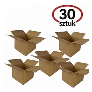 Flap carton BESTPAK 200x120x80 mm 3W 320G /M2 30 pcs. Grey-brown
