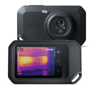 FLIR One C8 thermal imaging camera Black 320 x 240 pixels Built-in display LCD