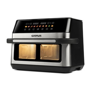 G3 Ferrari G10223 fryer Double 12 L Stand-alone 2200 W Hot air fryer Black, Stainless steel
