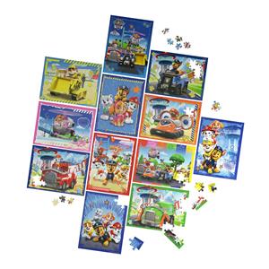 Games PAW Patrol, 12-Puzzle Pack 24-Piece 48-Piece 100-Piece Kids Puzzles Chase Marshall Skye Everest Rubble Zuma Rocky, for Preschoolers Ages 4 and up 4