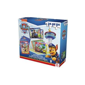 Games PAW Patrol, 12-Puzzle Pack 24-Piece 48-Piece 100-Piece Kids Puzzles Chase Marshall Skye Everest Rubble Zuma Rocky, for Preschoolers Ages 4 and up 8