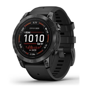 Garmin epix Pro (Gen 2) 3.3 cm (1.3) AMOLED 47 mm Digital 416 x 416 pixels Touchscreen Grey Wi-Fi GPS (satellite)
