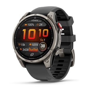 Garmin fēnix 8 Pro 3.56 cm (1.4) AMOLED 47 mm Digital 454 x 454 pixels Touchscreen Graphite, Titanium Wi-Fi GPS (satellite)