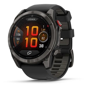 Garmin fēnix 8 Pro 3.56 cm (1.4) AMOLED 51 mm Digital 454 x 454 pixels Touchscreen Black, Grey, Titanium Wi-Fi GPS (satellite)