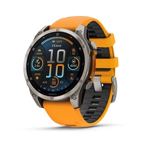 Garmin fenix 8 3.56 cm (1.4) AMOLED 47 mm Digital 454 x 454 pixels Touchscreen Graphite Wi-Fi GPS (satellite)