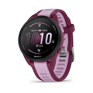 Garmin Forerunner 165 Music 3.05 cm (1.2) AMOLED 43 mm Digital 390 x 390 pixels Touchscreen Purple GPS (satellite)