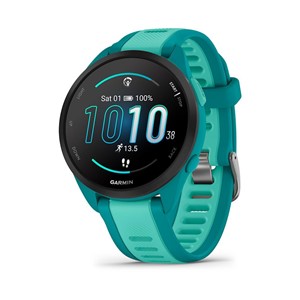 Garmin Forerunner 165 Music 3.05 cm (1.2) AMOLED 43 mm Digital 390 x 390 pixels Touchscreen Turquoise GPS (satellite)