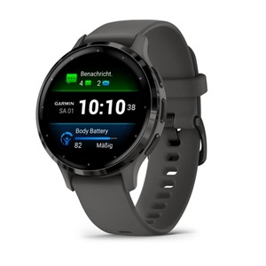 Garmin Venu 3S 3.05 cm (1.2) AMOLED 41 mm Digital 390 x 390 pixels Touchscreen Grey Wi-Fi GPS (satellite)