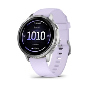 Garmin Venu 4 3.05 cm (1.2) AMOLED 41 mm Digital 390 x 390 pixels Touchscreen Silver Wi-Fi GPS (satellite)