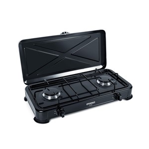 Gas cooker PROMIS KG200 BLACK WITHOUT REDUCER