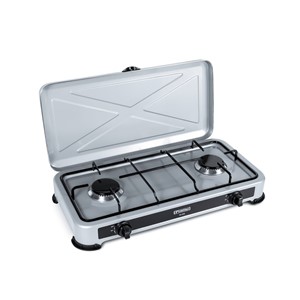 Gas cooker PROMIS KG200 SILVER WITHOUT REDUCER