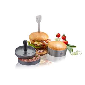 GEFU BBQ G-89494 - 3-piece burger set