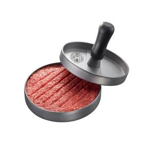 GEFU BBQ hamburger press Black, Grey Aluminium, Plastic