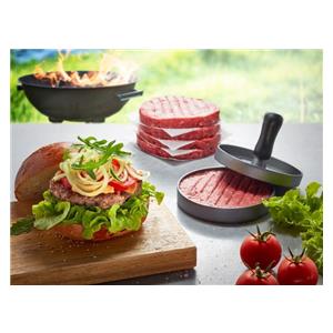 GEFU BBQ hamburger press Black, Grey Aluminium, Plastic 3