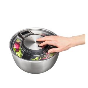 GEFU Speedwing salad spinner Stainless steel Button 4