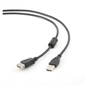 Gembird 1.8m USB 2.0 A M /FM USB cable USB A Black