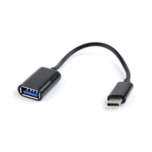 Gembird A-OTG-CMAF2-01 USB cable 0.2 m USB C USB A Black