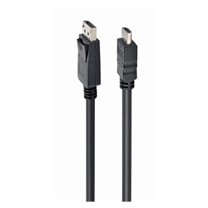 Gembird CC-DP-HDMI-5M video cable adapter HDMI + 3.5mm VGA (D-Sub) Black