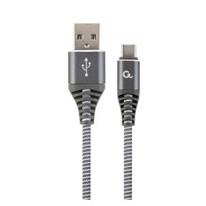 Gembird CC-USB2B-AMCM-1M-WB2 USB cable 1m USB 2.0 USB A USB C Grey, White