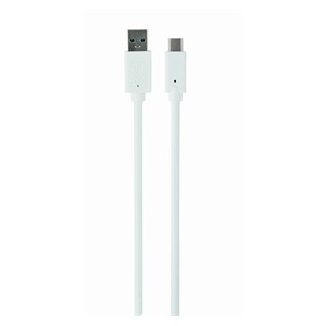 Gembird CCP-USB3-AMCM-1M-W USB cable USB 3.2 Gen 1 (3.1 Gen 1) USB A USB C White