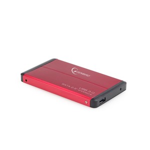 Gembird EE2-U3S-2-R storage drive enclosure 2.5 HDD enclosure Red