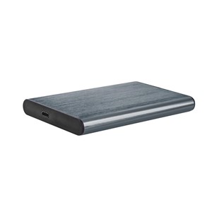 GEMBIRD EE2-U3S-6 HDD /SSD Drive enclosure 2.5inch with USB Type-C port USB 3.1 brushed aluminum grey